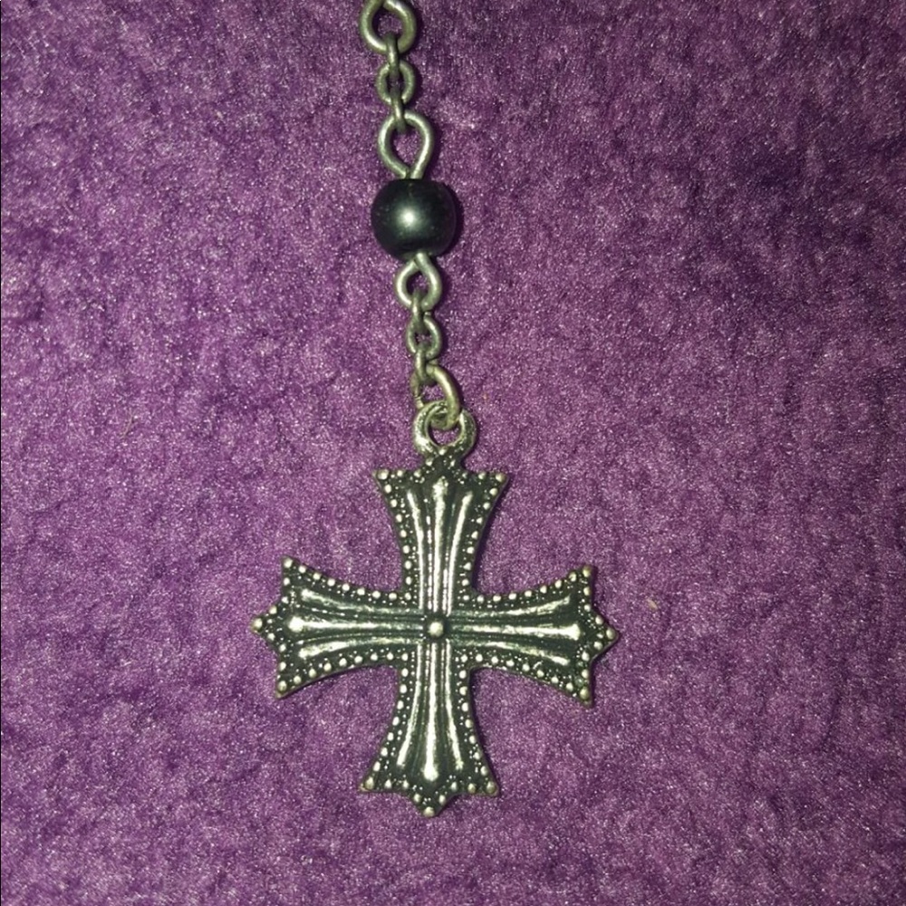 Guess cross necklace